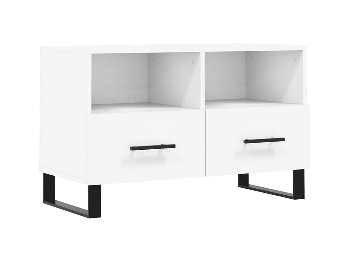 Sigil  Tv-meubel 80x36x50 cm bewerkt hout wit