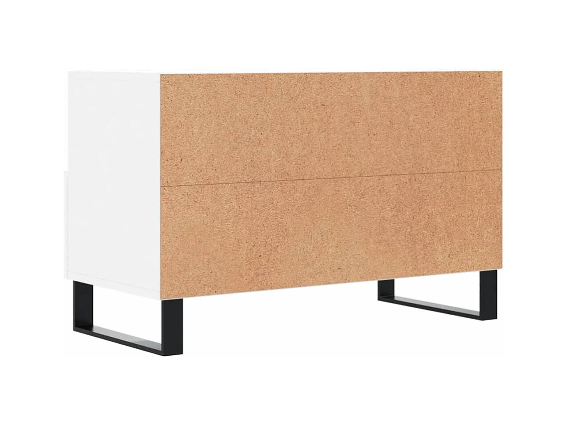 Sigil  Tv-meubel 80x36x50 cm bewerkt hout wit