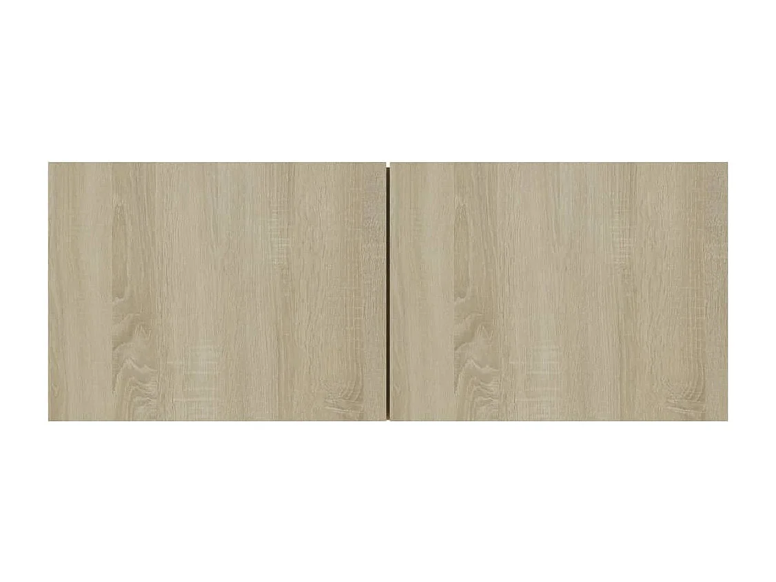 Mitchel  Meuble TV Chêne sonoma 80x30x30 cm Bois d’ingénierie