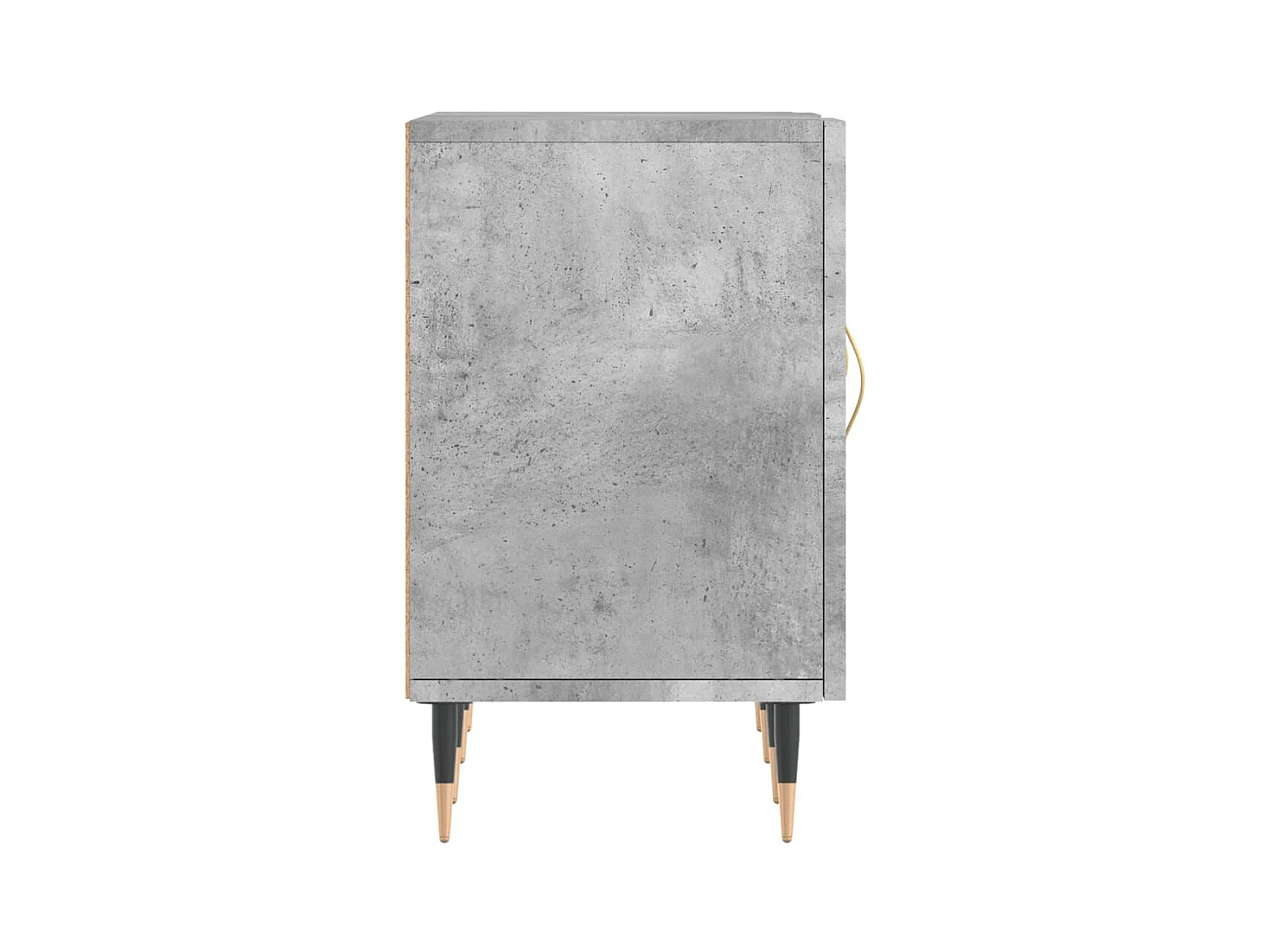 Fouzia  Meuble TV gris béton 150x30x50 cm bois d'ingénierie