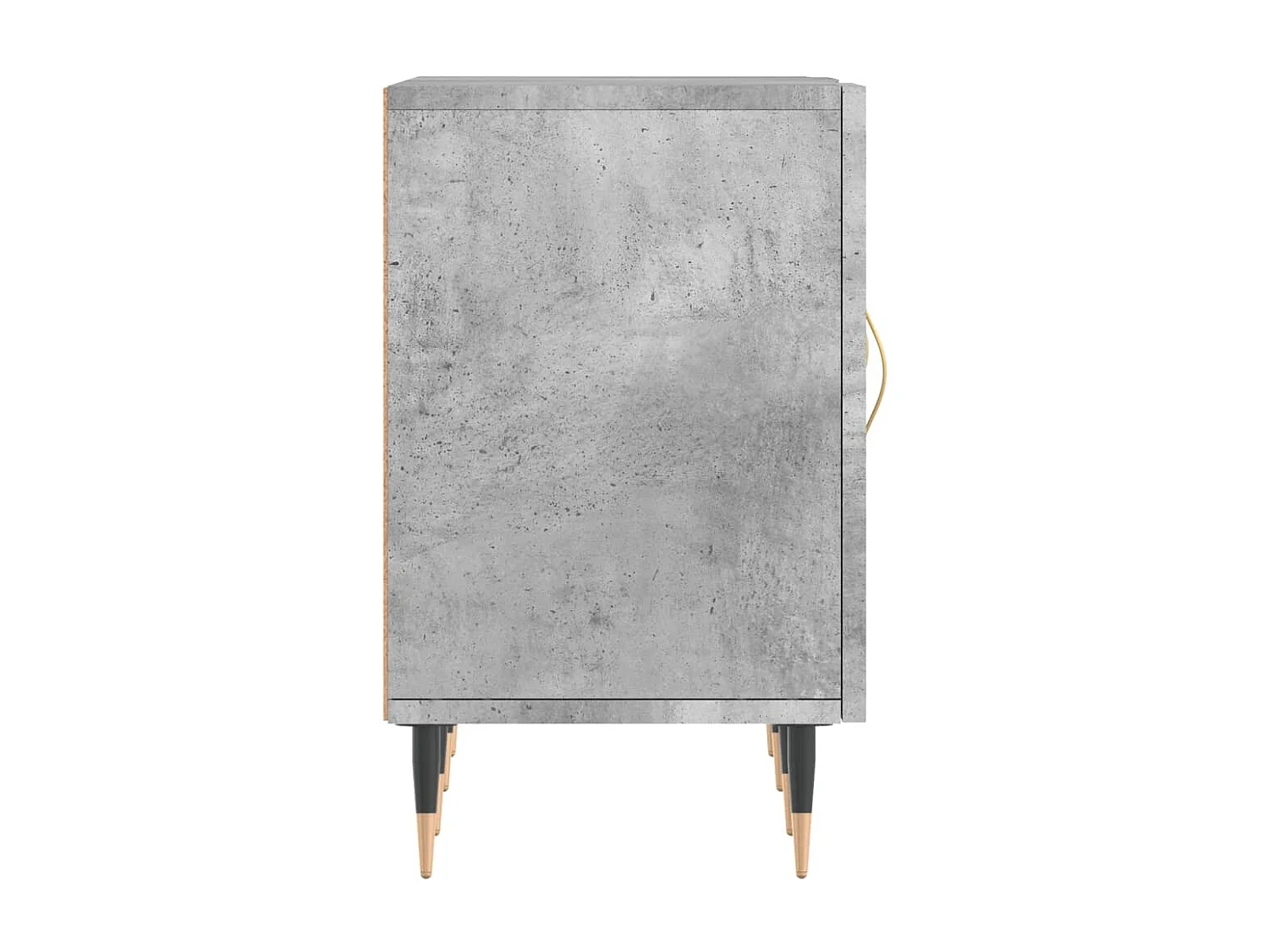 Fouzia  Mueble de TV madera de ingeniería gris hormigón 150x30x50 cm