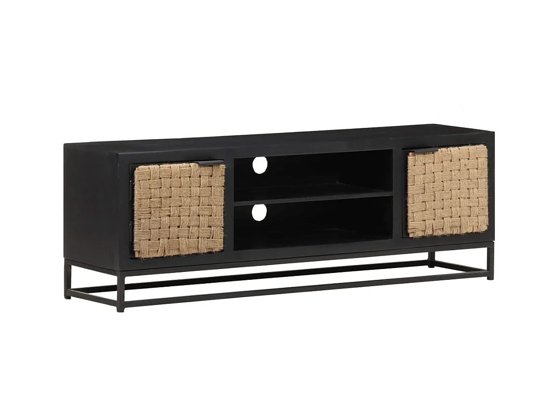 Garden Furniture -  Meuble TV 120x30x40 cm Bois massif de manguier