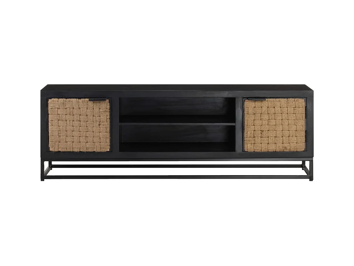 Garden Furniture -  Meuble TV 120x30x40 cm Bois massif de manguier
