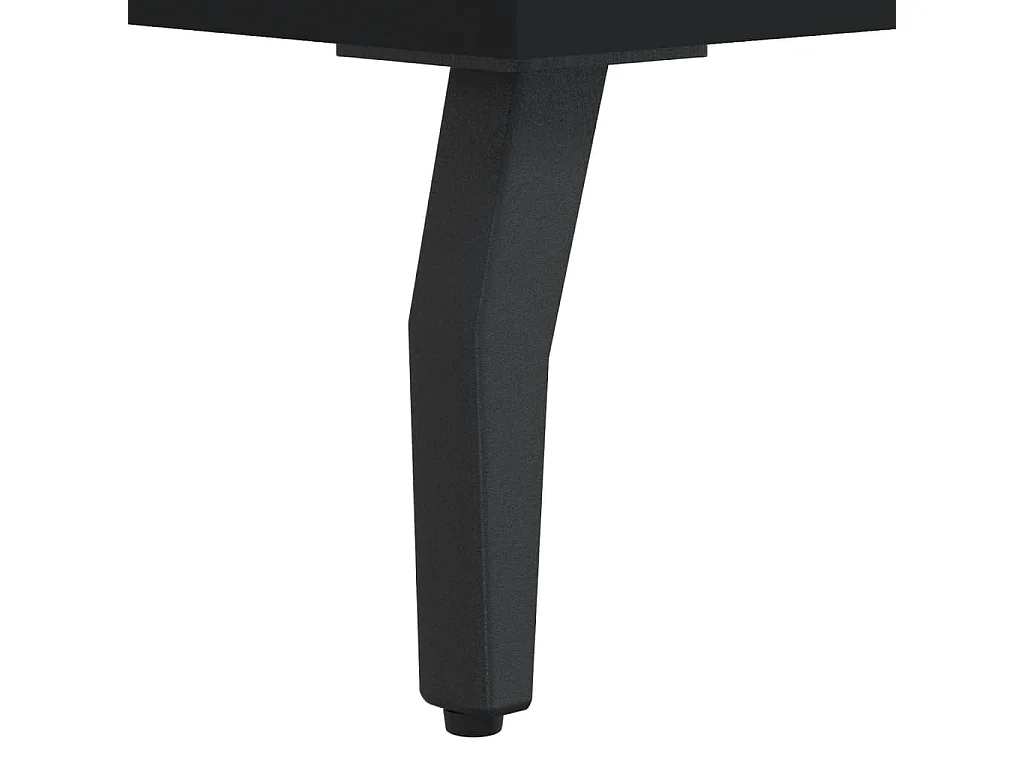 Lianna  Mueble para TV madera contrachapada negro 80x36x50 cm