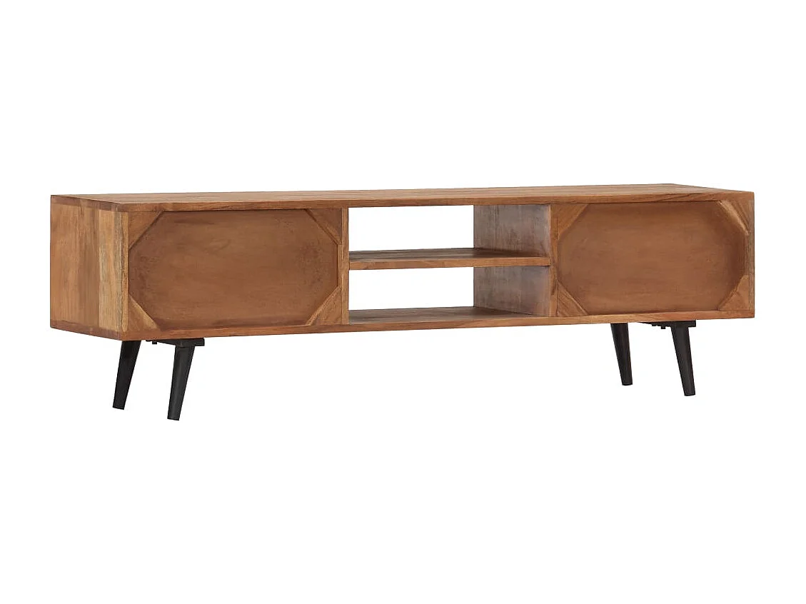 Jean-Claude-Bernard  Tv-meubel 140x30x40 cm massief acaciahout