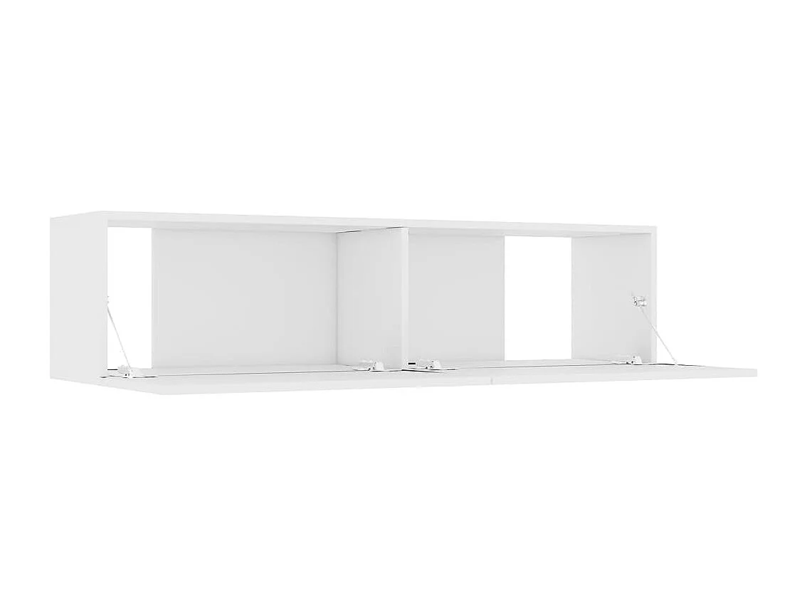 Mitchel  Tv-meubel 120x30x30 cm bewerkt hout wit