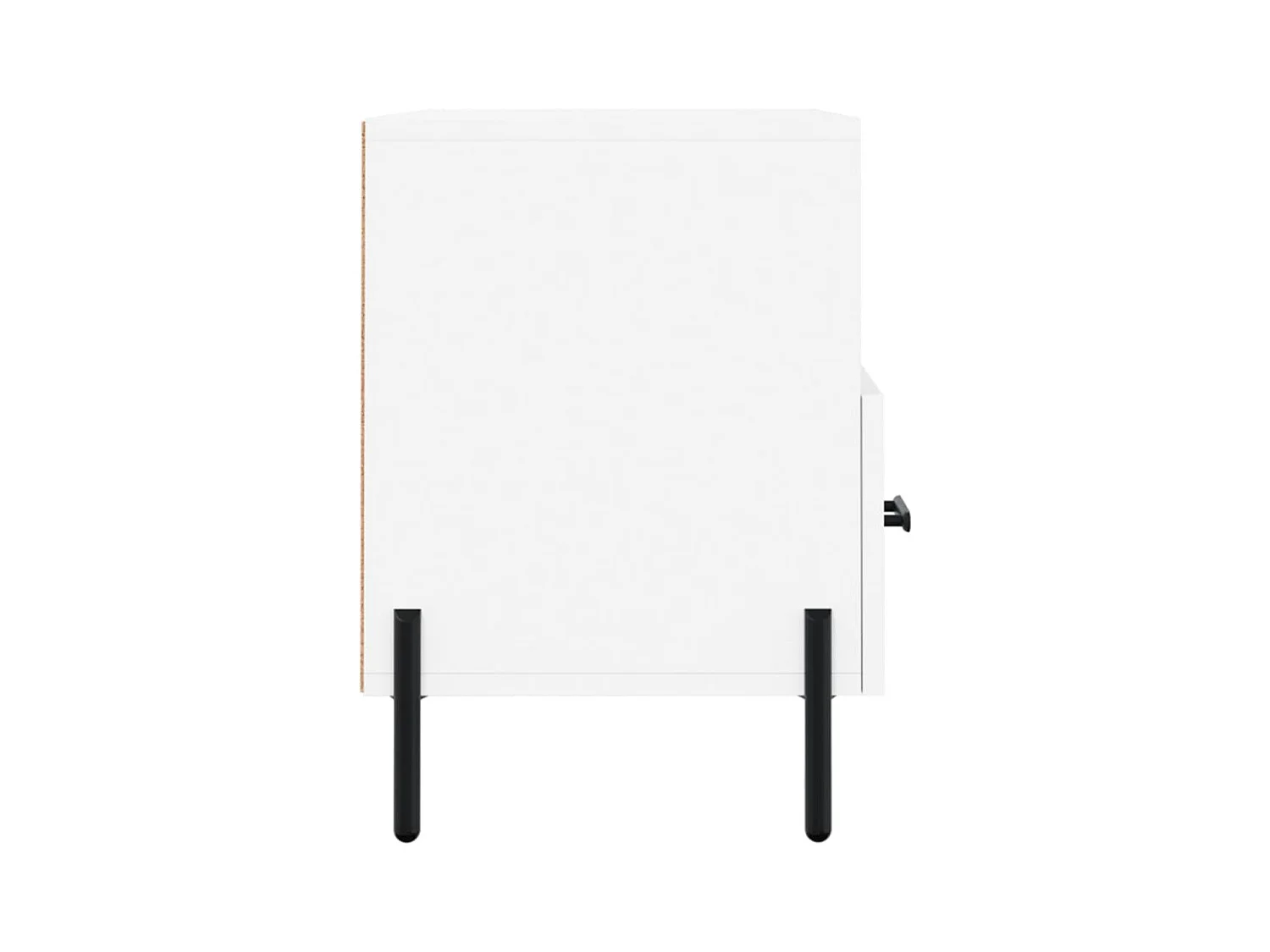 Erasmo  Tv-meubel 80x36x50 cm bewerkt hout wit