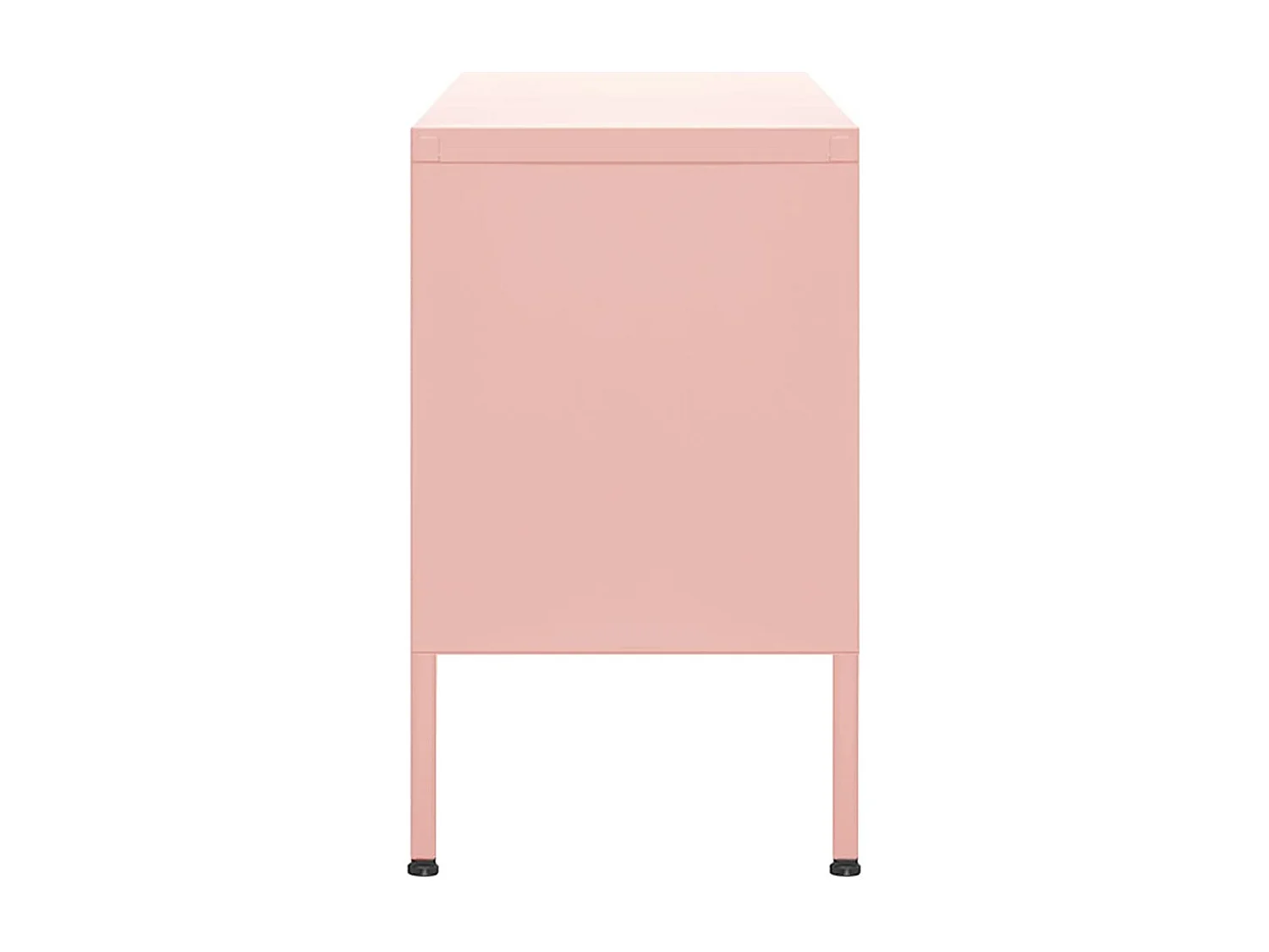 Drøbak  Tv-meubel 105x35x50 cm staal roze