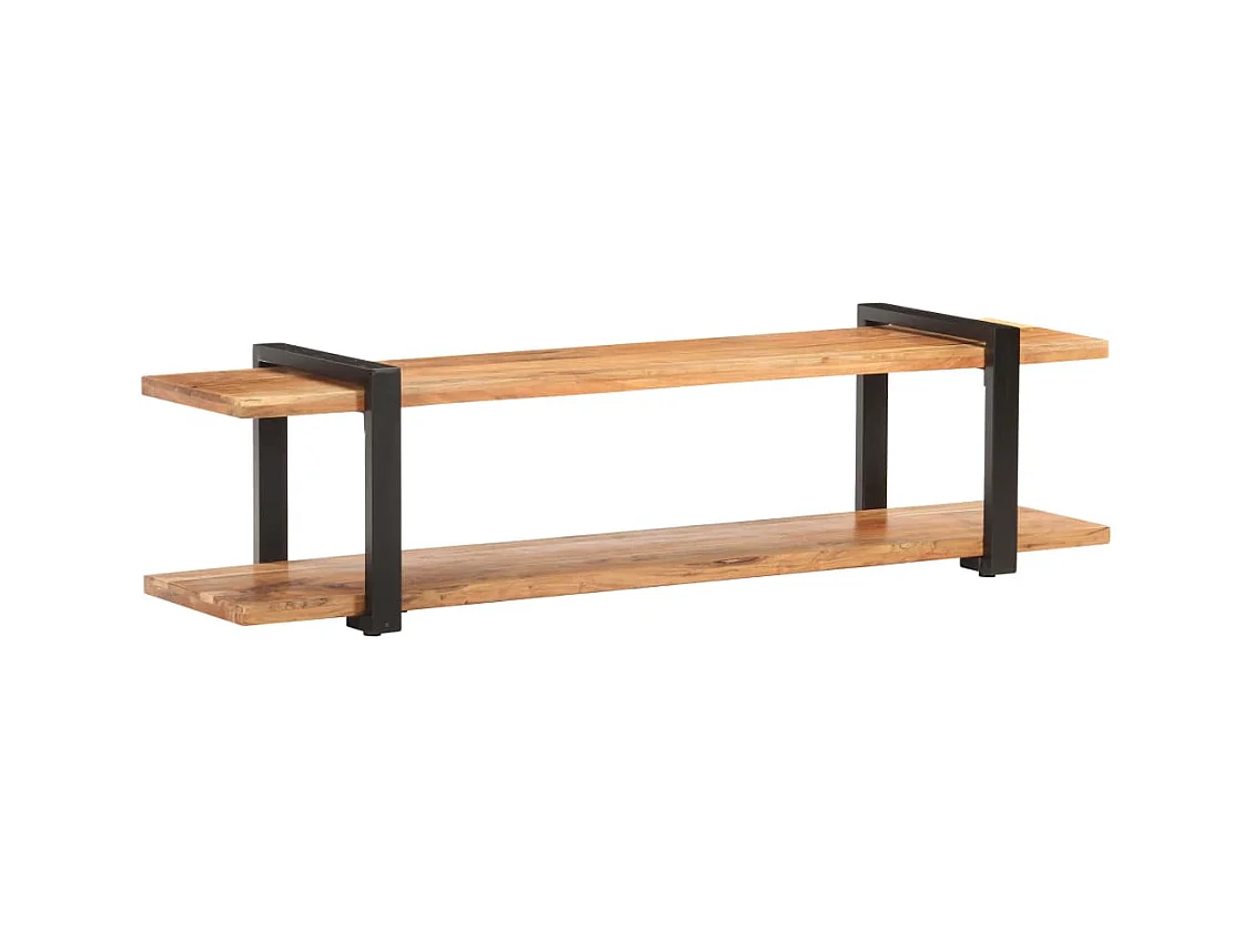 Gokce  Meuble TV 160x40x40 cm Bois d'acacia massif