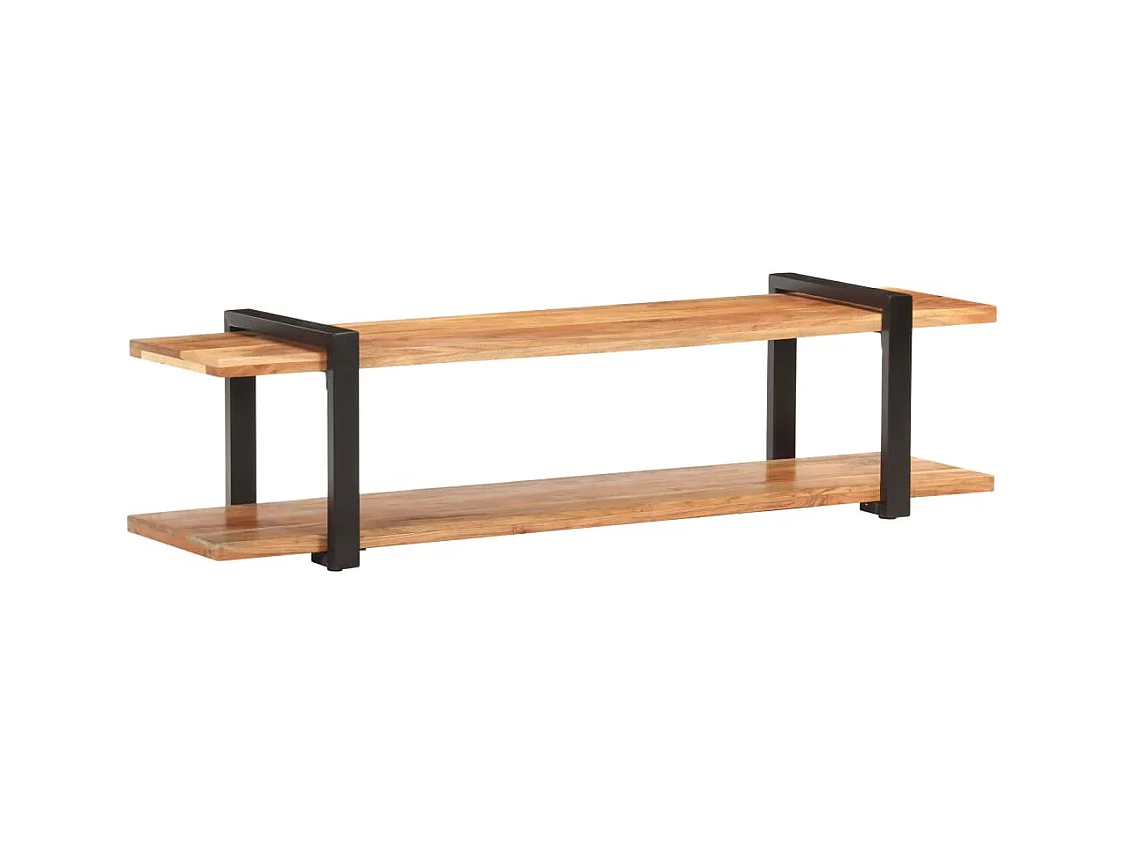 Gokce  Meuble TV 160x40x40 cm Bois d'acacia massif