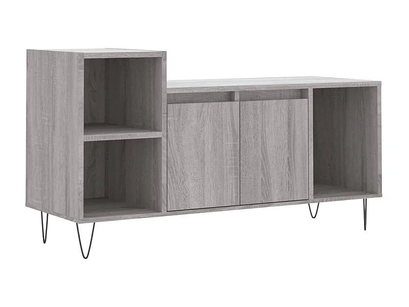 Erinor  Meuble TV Sonoma gris 100x35x55 cm Bois d'ingénierie