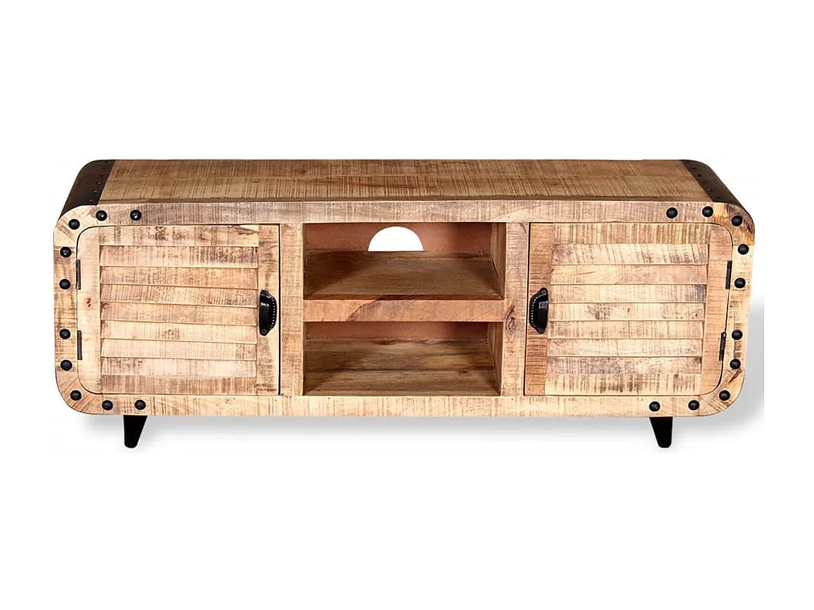 Garden Furniture -  Tv-meubel 120x30x50 cm massief mangohout