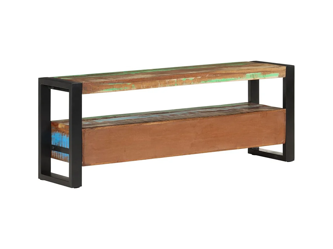La Mirada  Mueble de TV madera maciza reciclada 120x30x45 cm