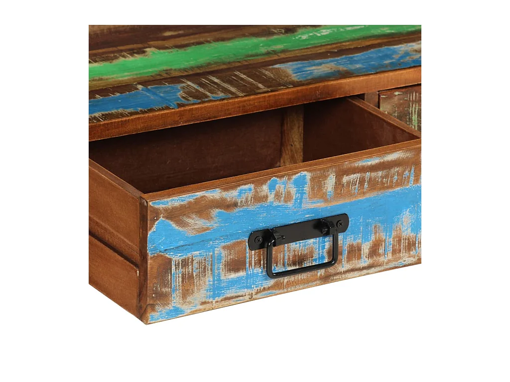 La Mirada  Mueble de TV madera maciza reciclada 120x30x45 cm