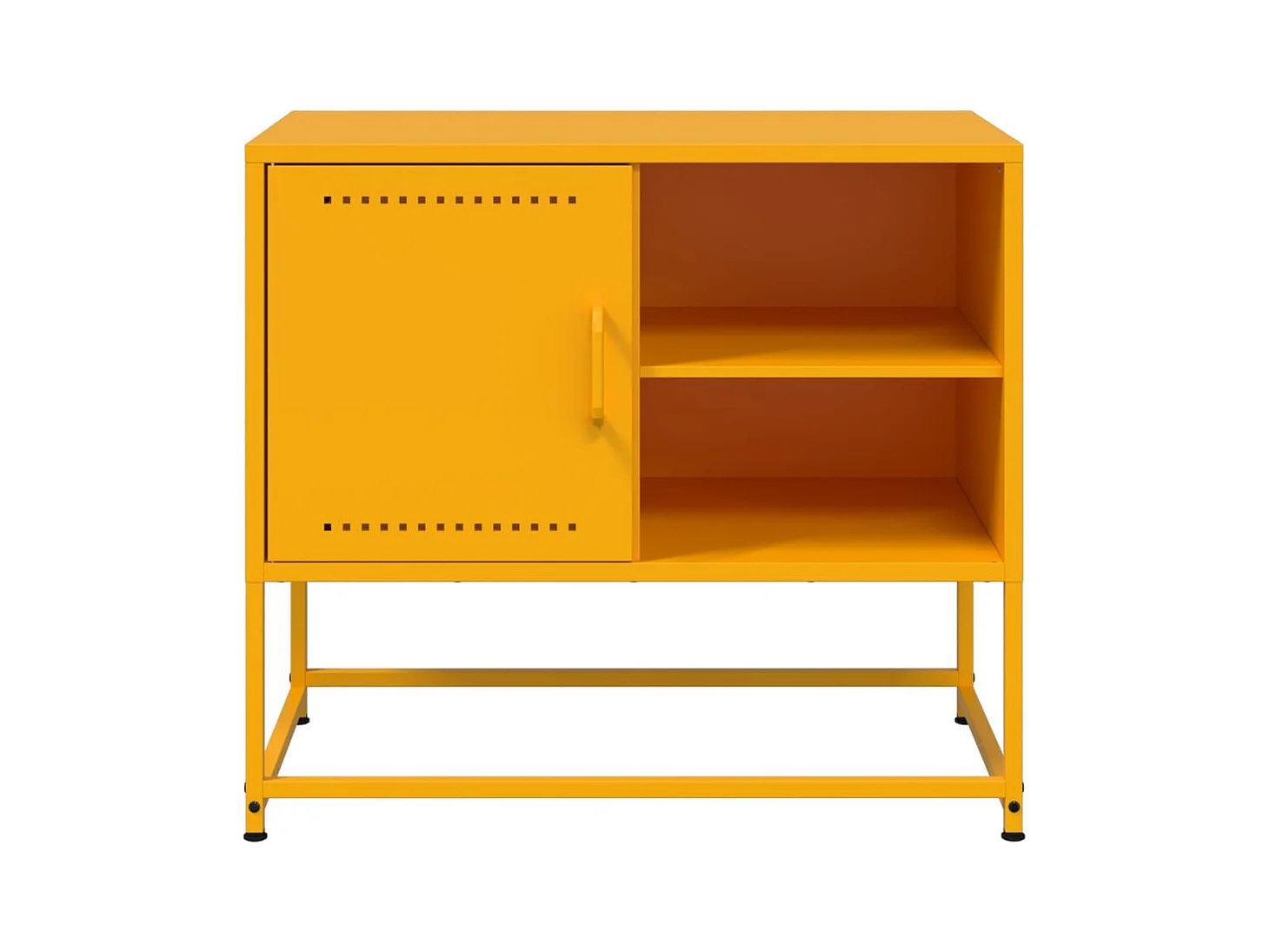 Lysri  Meuble TV anthracite 100,5x39x60,5 cm acier