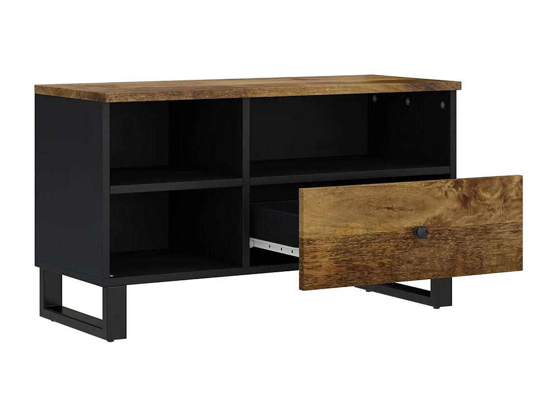 Piper Grace  Meuble TV 80x33x46 cm bois de manguier et d'ingénierie