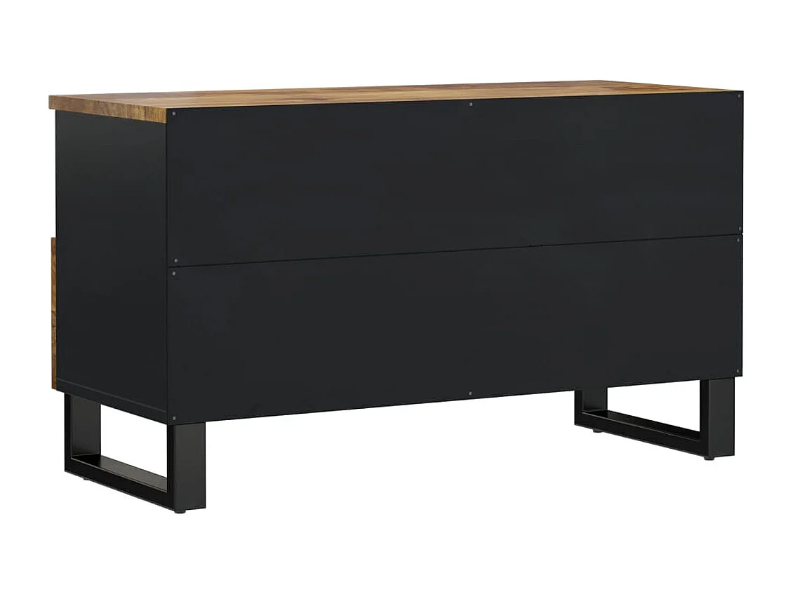 Piper Grace  Meuble TV 80x33x46 cm bois de manguier et d'ingénierie