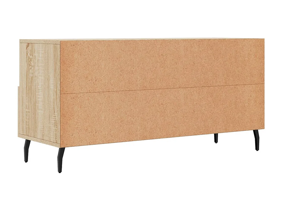 Xandir  Meuble TV chêne sonoma 102x36x50 cm bois d'ingénierie