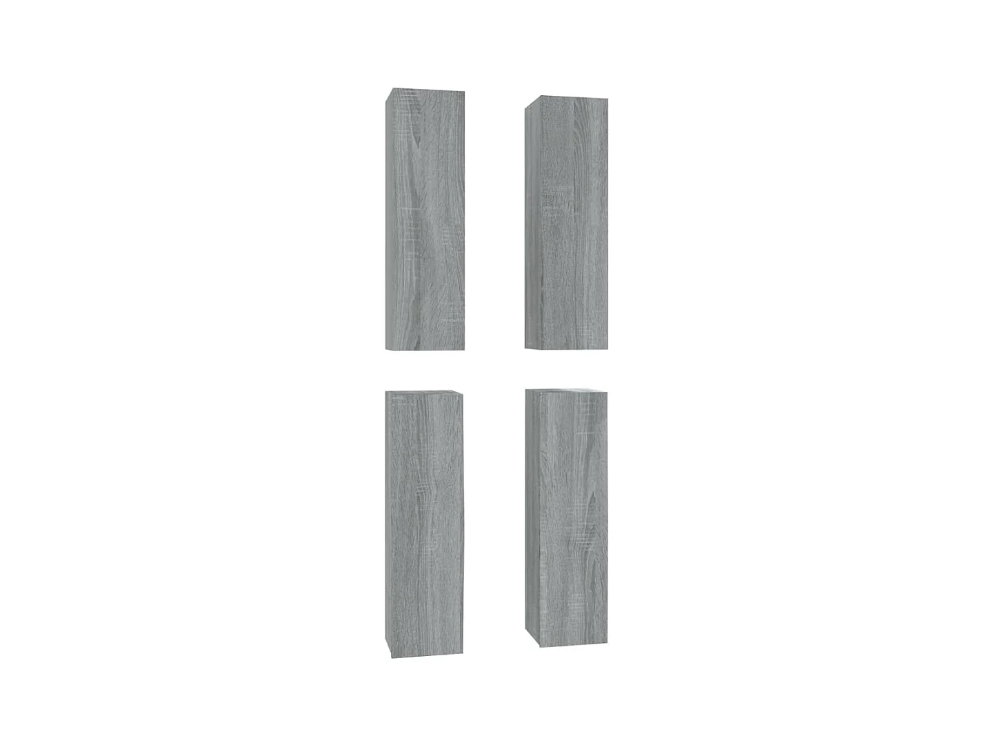 Lea  Meubles TV 4 pcs Sonoma gris 30,5x30x110 cm Bois d'ingénierie