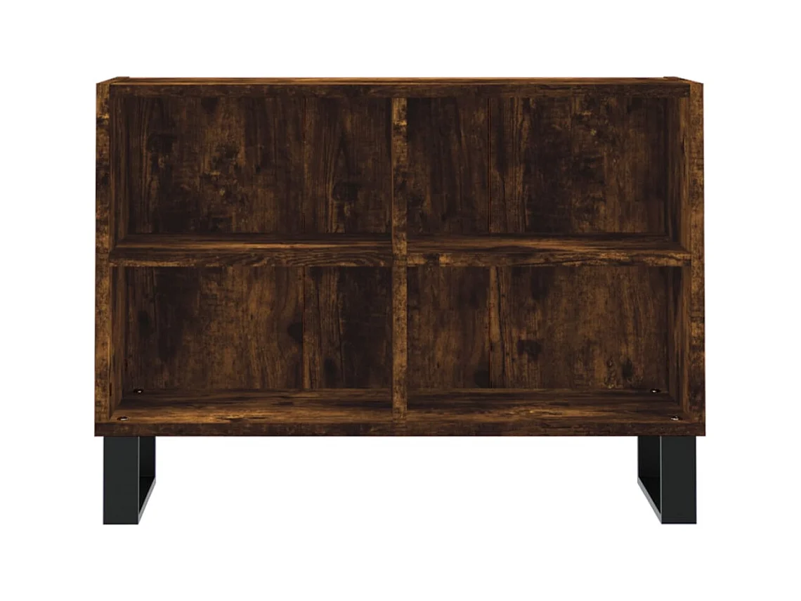 Iraan  Meuble TV chêne fumé 69,5x30x50 cm bois d'ingénierie