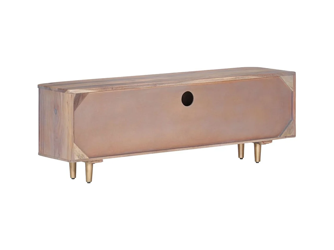 Garden Furniture -  Meuble TV 118x30x40 cm Bois d'acacia massif