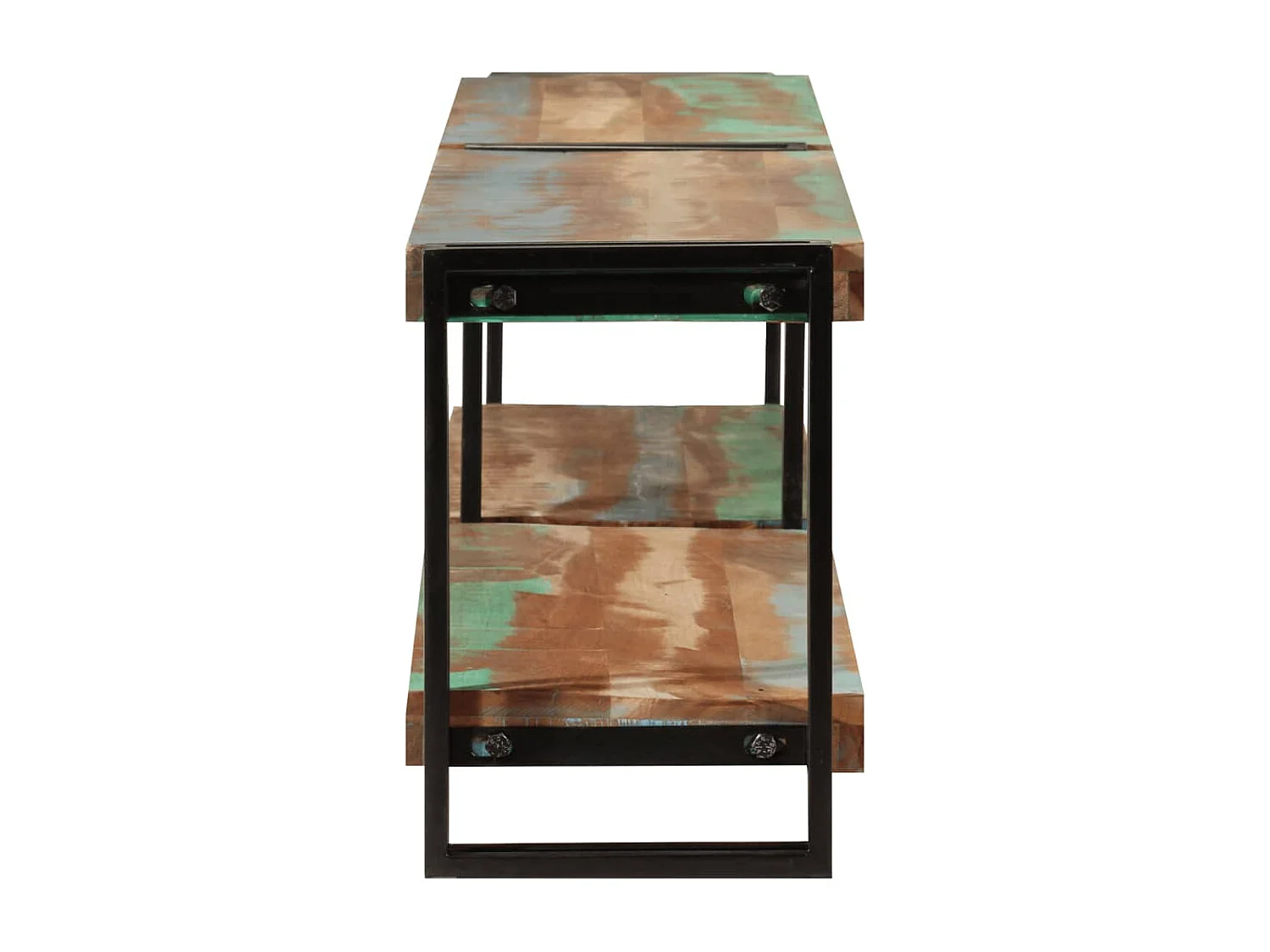 Clearfield  Meuble TV 200x30x40 cm bois massif de récupération