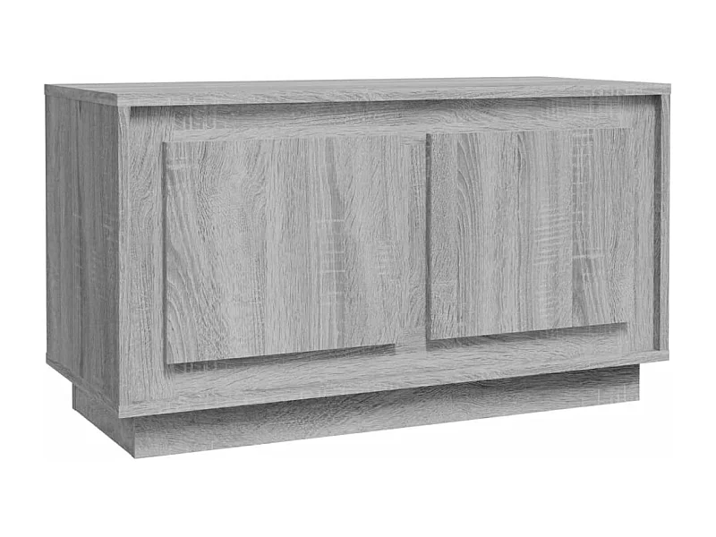 Elendra  Meuble TV sonoma gris 80x35x45 cm bois d'ingénierie