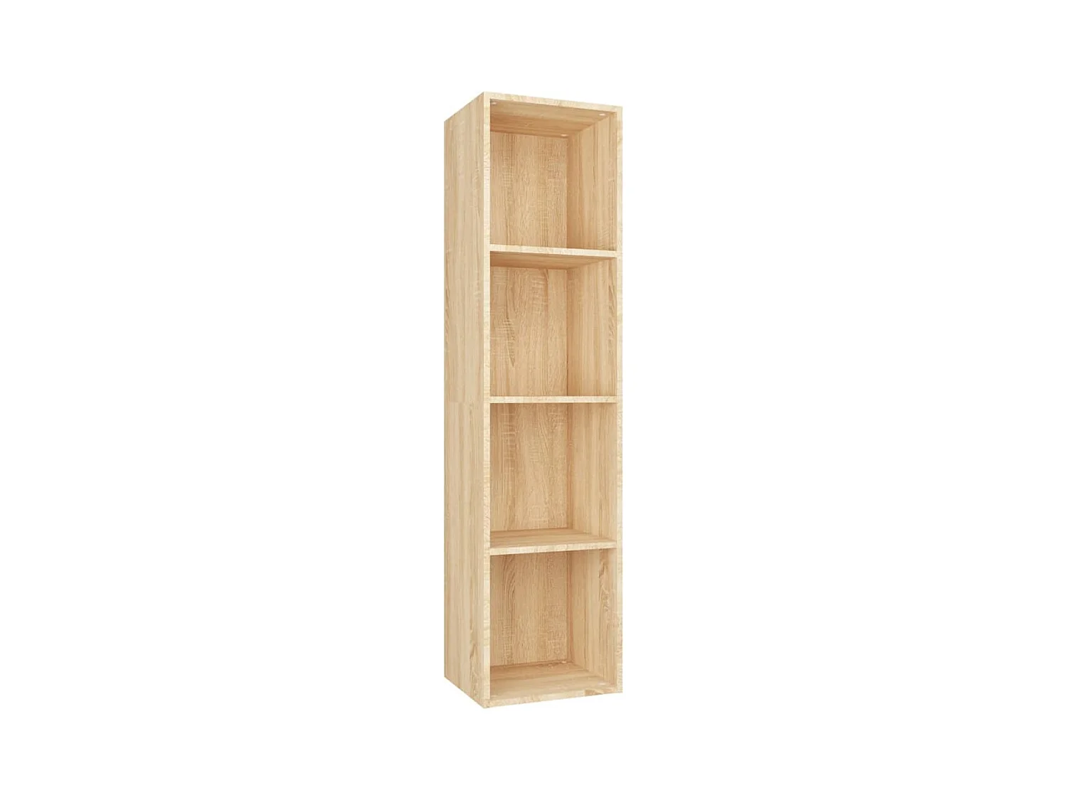 Pieter  Boekenkast/tv-meubel 36x30x143cm bewerkt hout sonoma eikenkleur