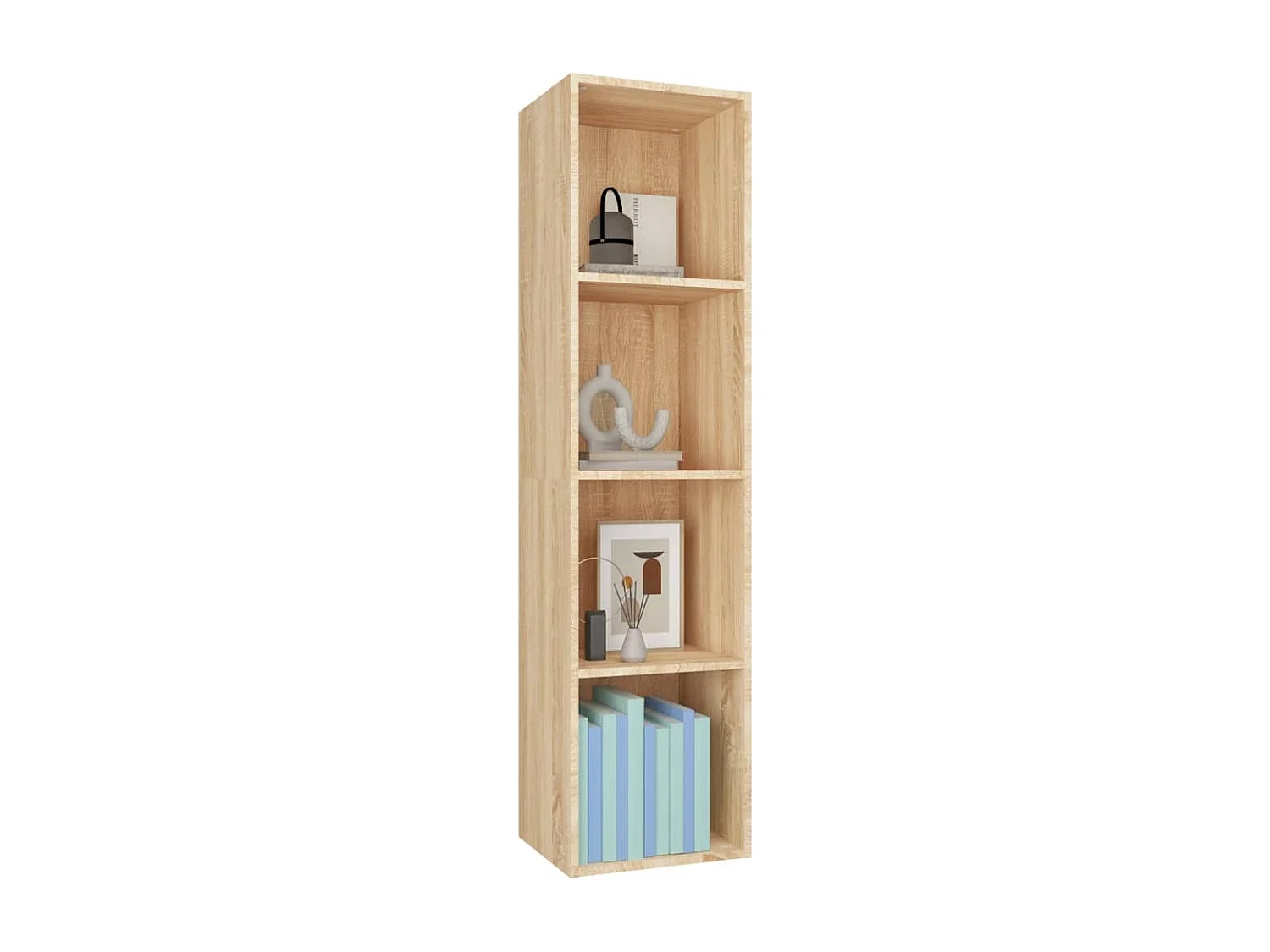 Prolenta Premium -  Bibliothèque/Meuble TV Chêne sonoma 36x30x143cm Bois ingénierie
