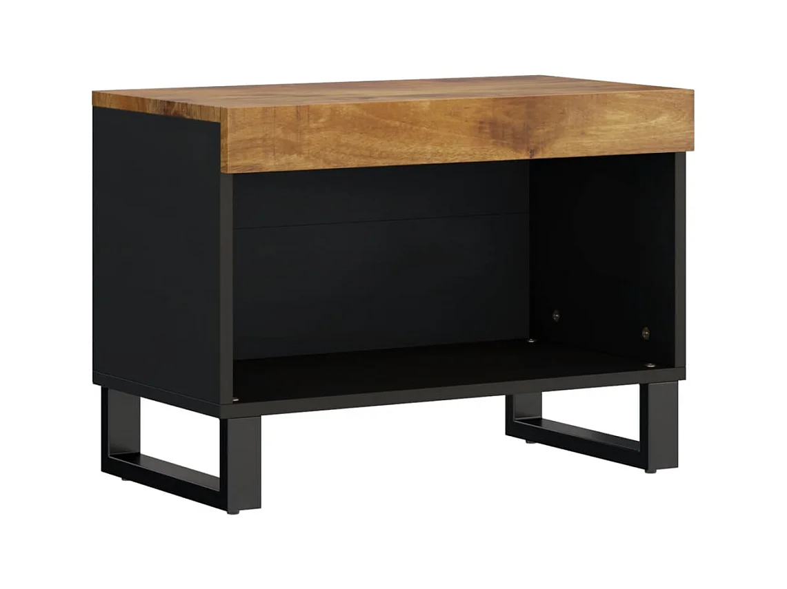 Nylvi  Tv-meubel 60x33x43,5 cm massief mangohout