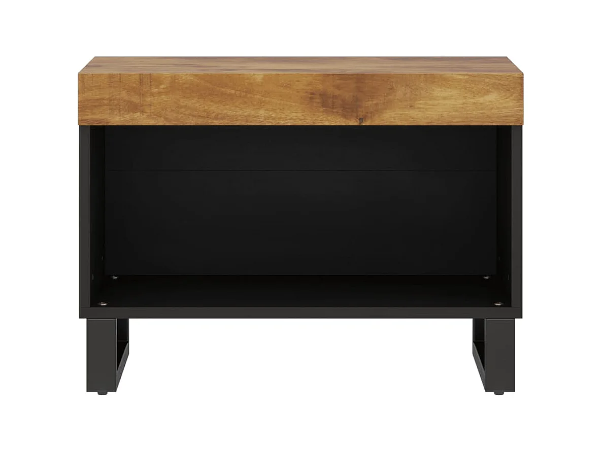 Nylvi  Tv-meubel 60x33x43,5 cm massief mangohout