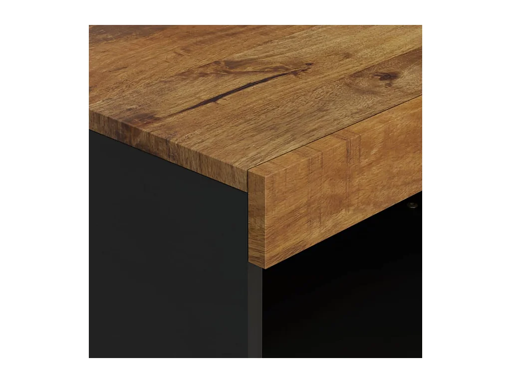 Nylvi  Tv-meubel 60x33x43,5 cm massief mangohout
