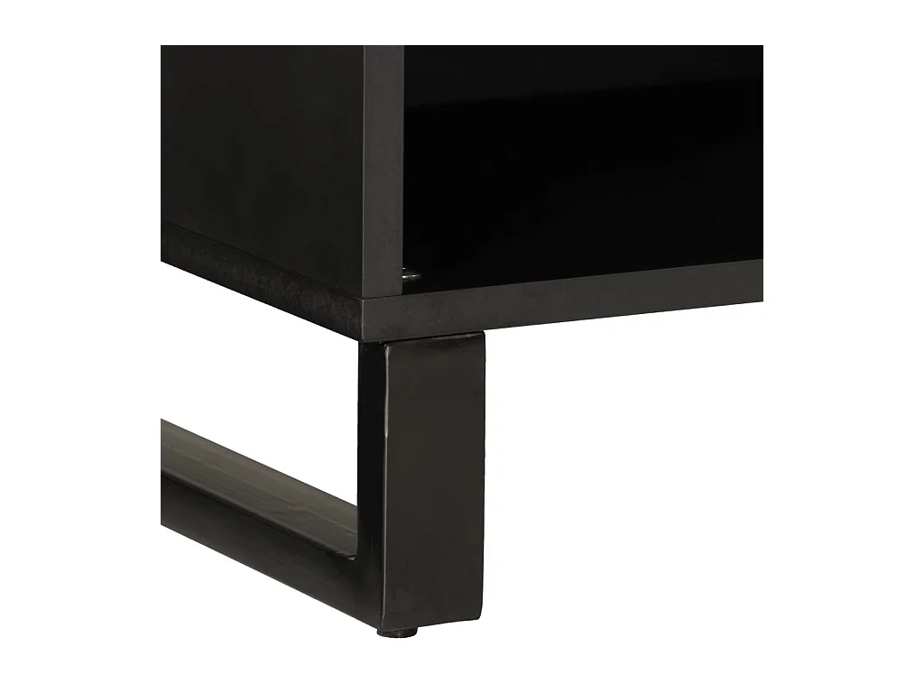 Nylvi  Tv-meubel 60x33x43,5 cm massief mangohout