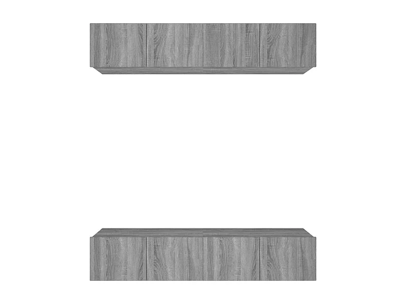 Assumption  Meubles TV 4 pcs sonoma gris 80x30x30 cm bois d'ingénierie