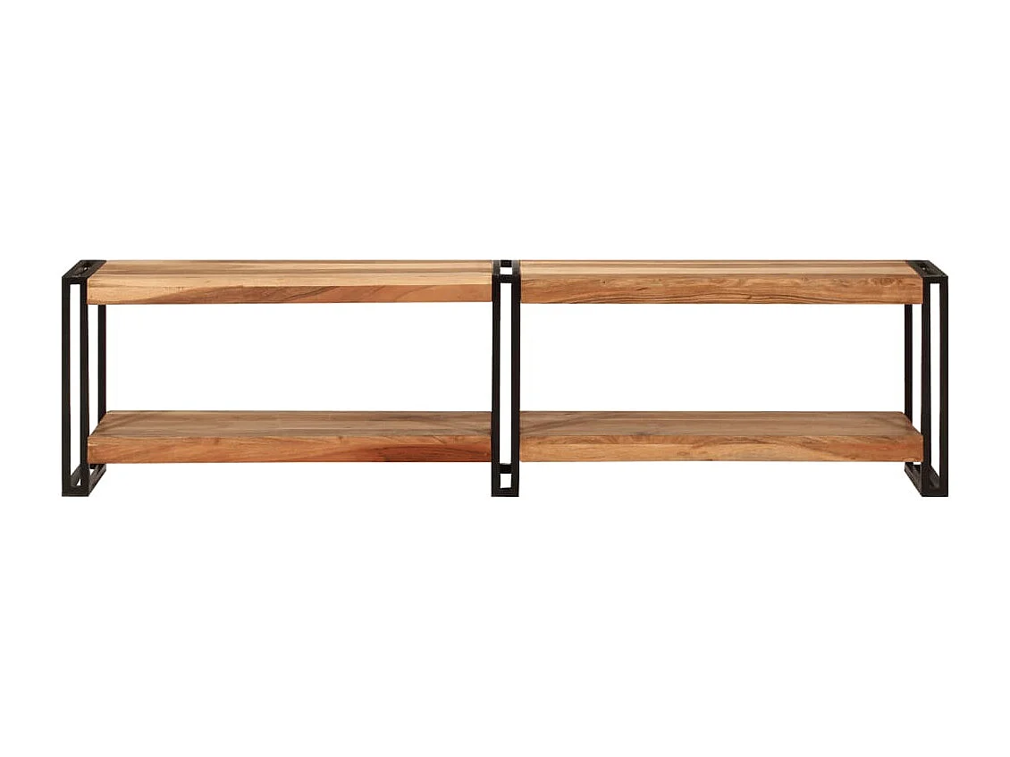 Clearfield  Meuble TV 160x30x40 cm bois d'acacia massif