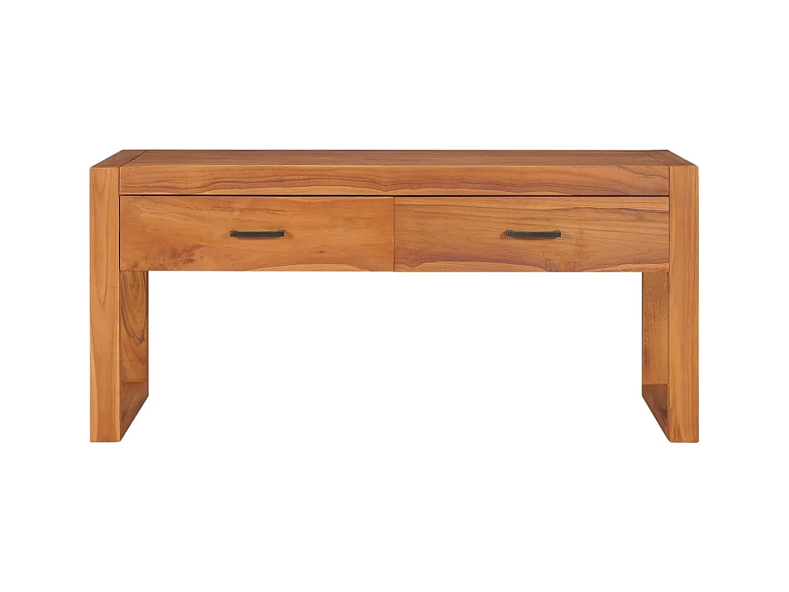 Cardington  Meuble TV 100x40x45 cm Bois de teck