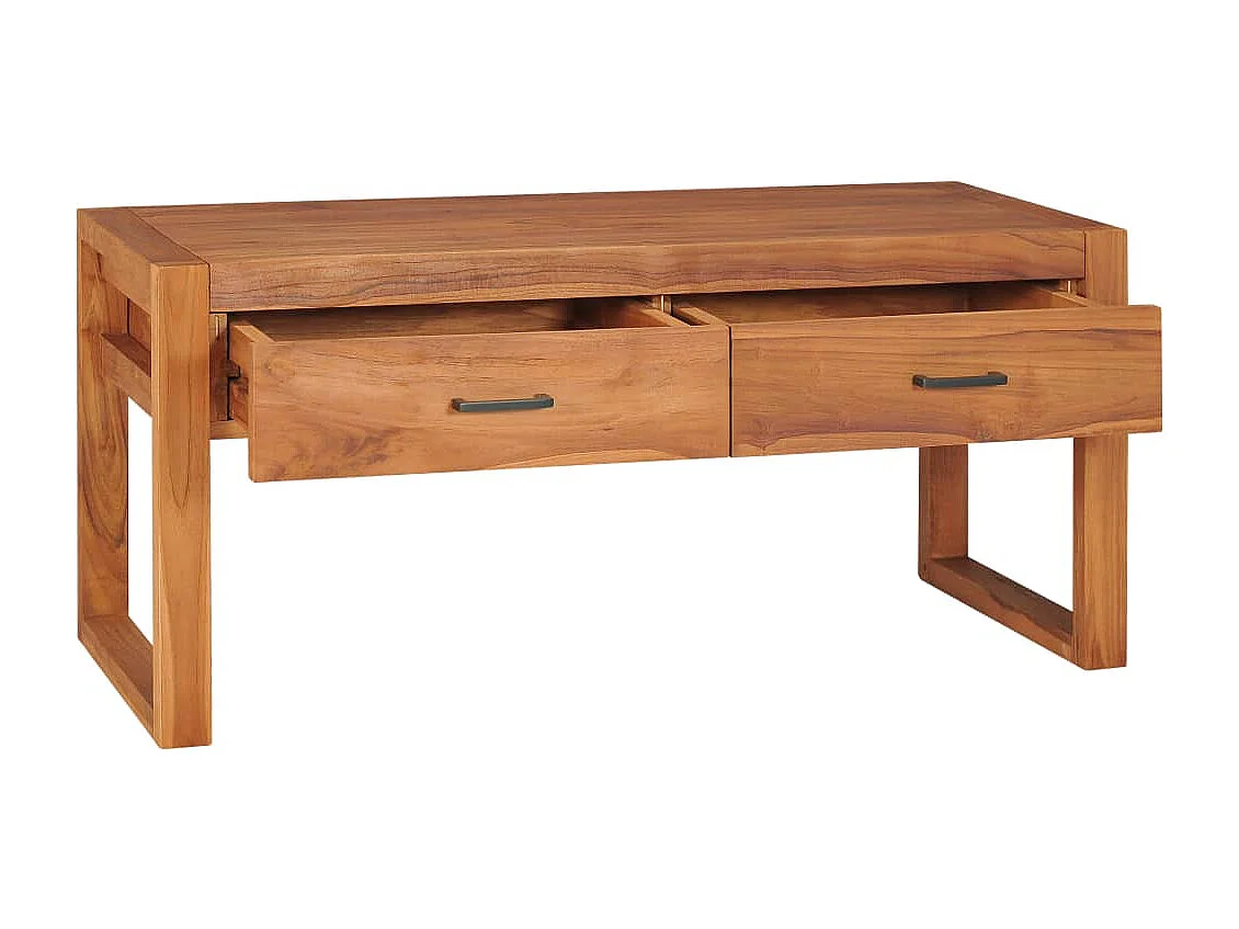 Cardington  Meuble TV 100x40x45 cm Bois de teck