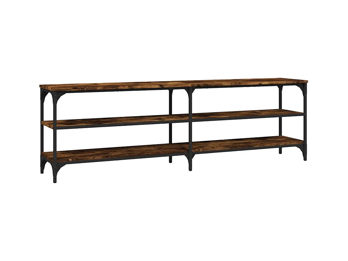 Chiloquin  Tv-meubel 160x30x50 cm bewerkt hout gerookt eikenkleurig