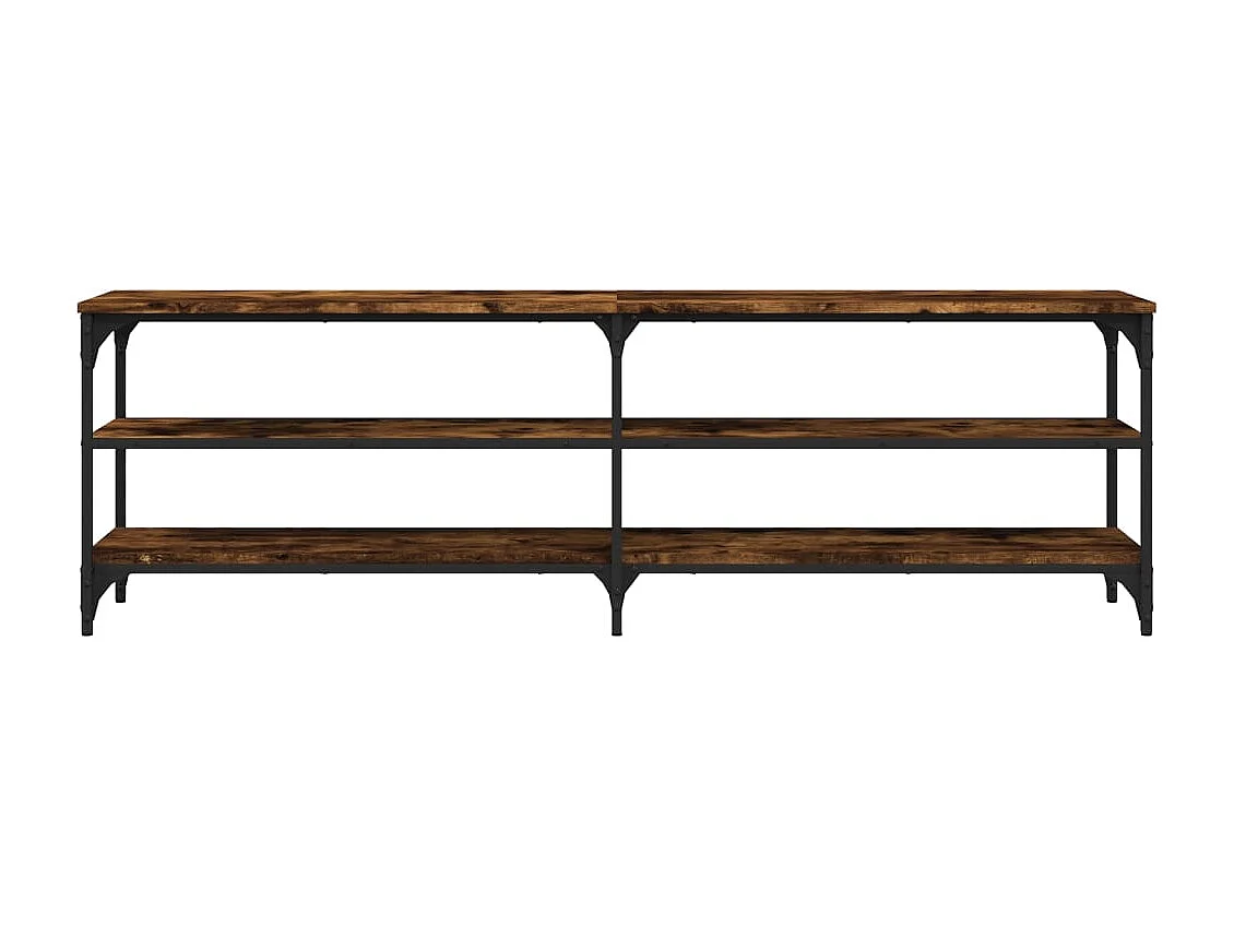 Chiloquin  Tv-meubel 160x30x50 cm bewerkt hout gerookt eikenkleurig