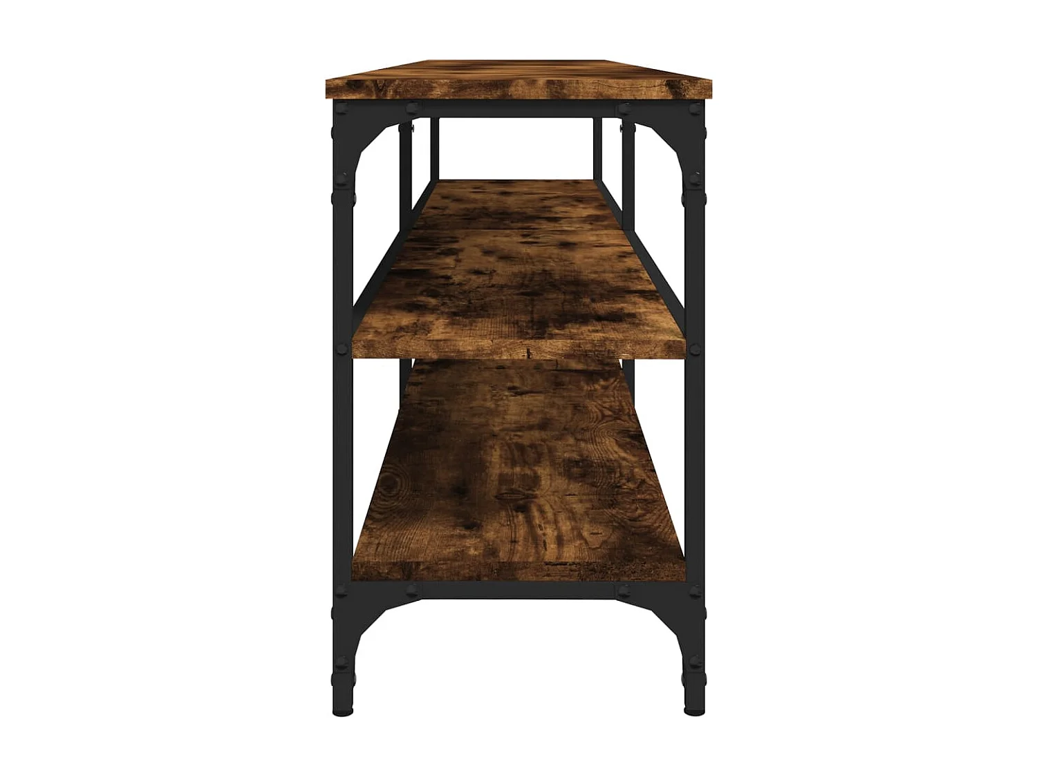 Chiloquin  Tv-meubel 160x30x50 cm bewerkt hout gerookt eikenkleurig