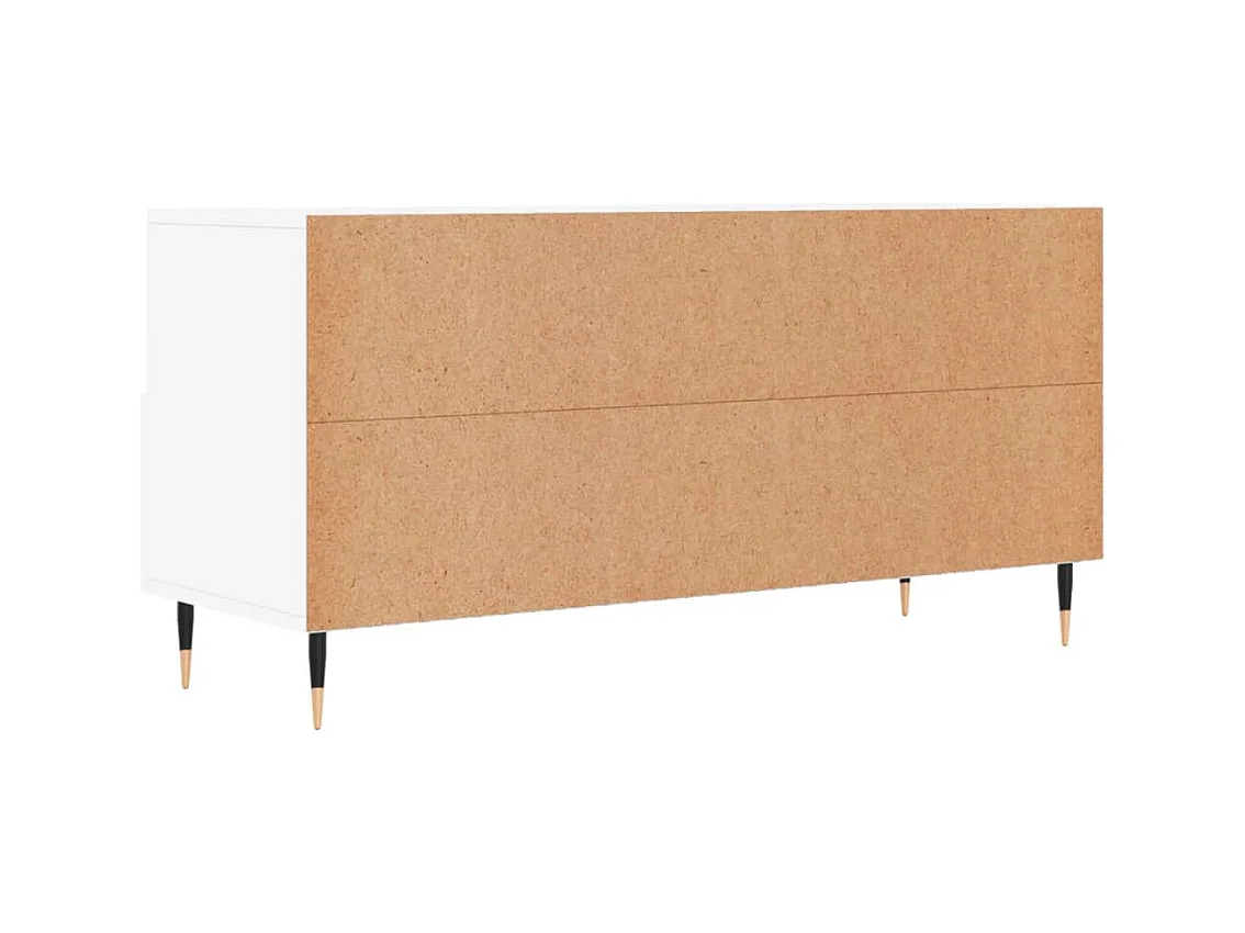 Ravy  Tv-meubel 102x36x50 cm bewerkt hout wit