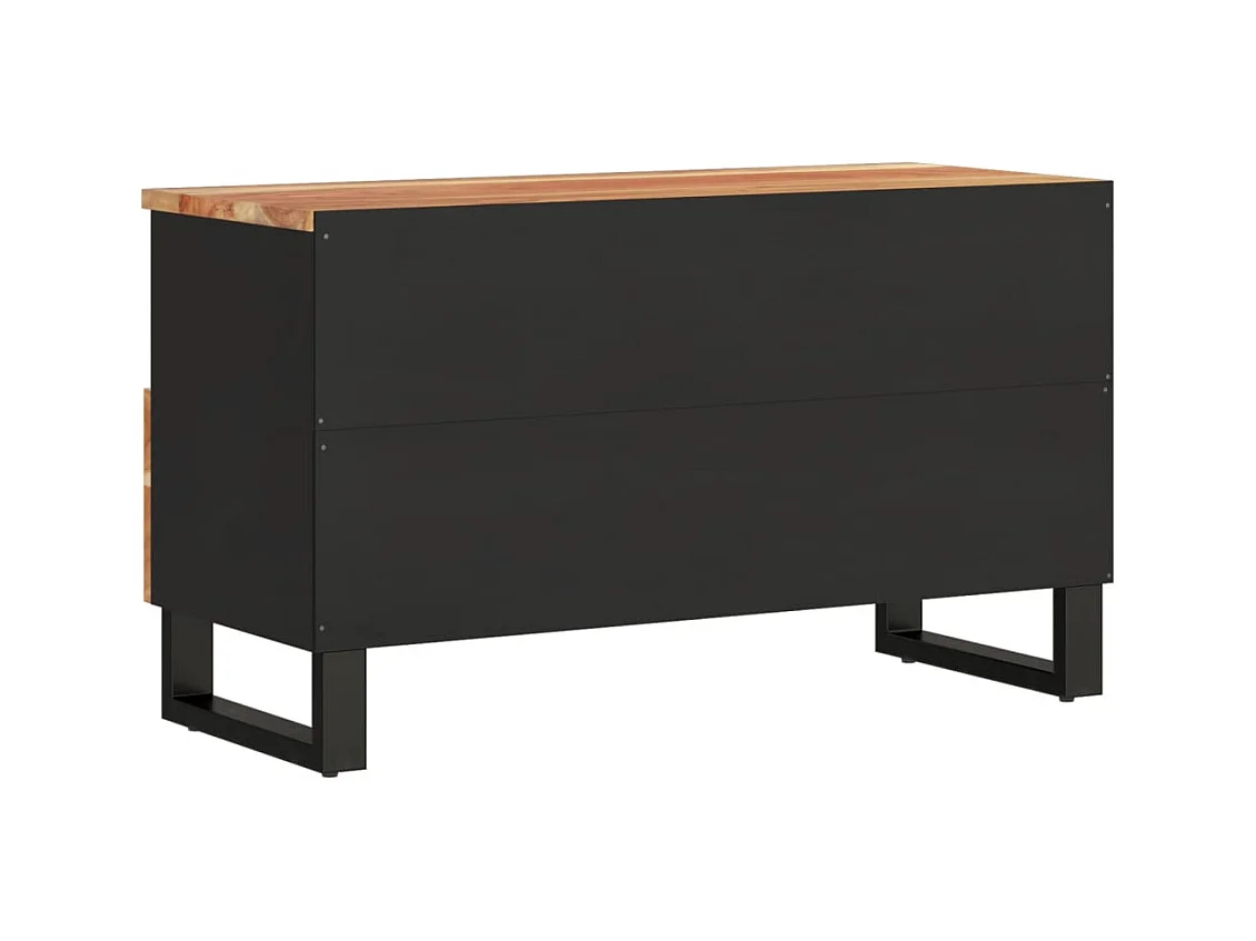 Piper Grace  Tv-meubel 80x33x46 cm massief acaciahout en bewerkt hout