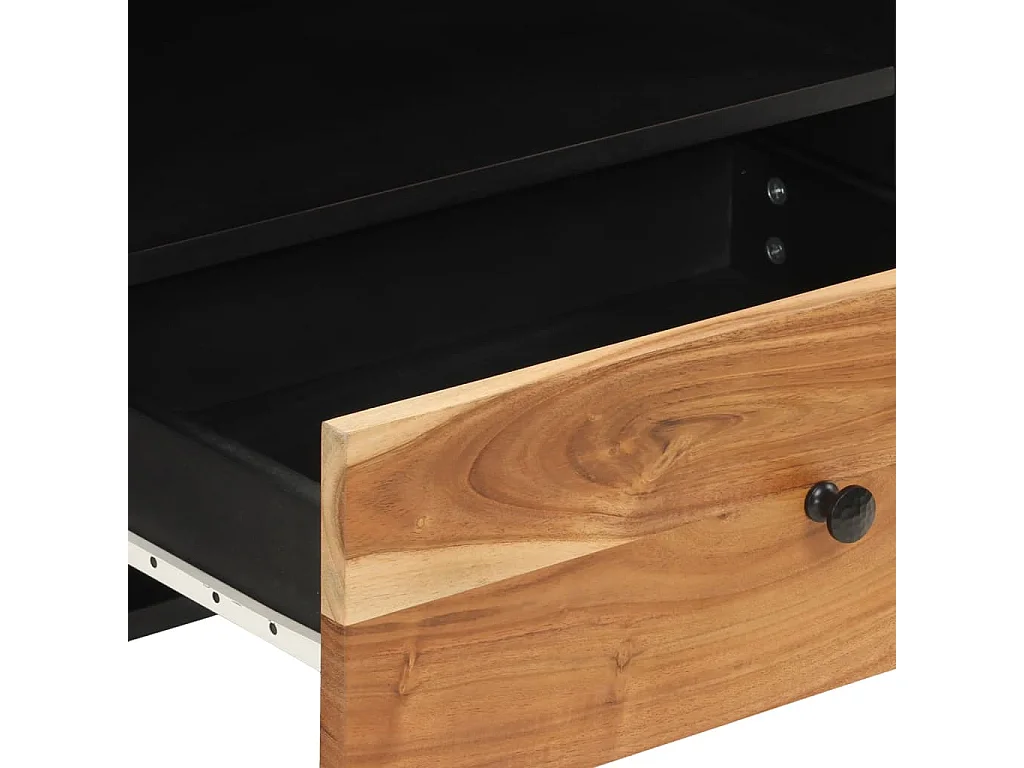 Piper Grace  Tv-meubel 80x33x46 cm massief acaciahout en bewerkt hout