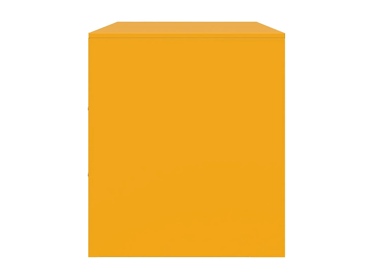 Ovdir  Meuble TV jaune moutarde 99x39x44 cm acier