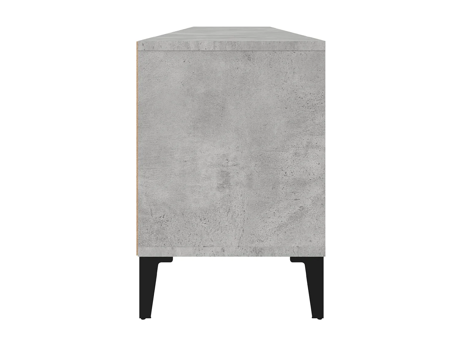 Simon-Pierre  Meuble TV gris béton 150x30x44,5 cm bois d'ingénierie