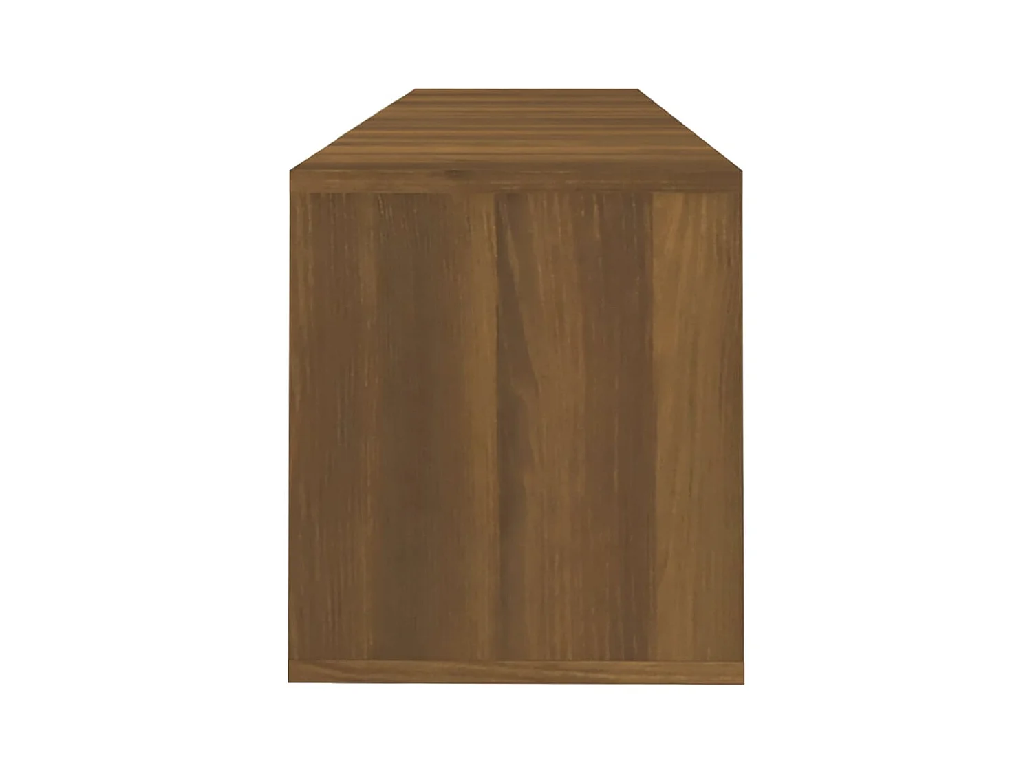 Qirin  Tv-meubel 120x30x40,5 cm bewerkt hout bruin eikenkleur