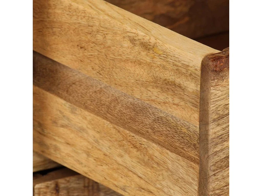 Garden Furniture -  Meuble TV avec tiroirs 120x30x40 cm Bois massif de manguier
