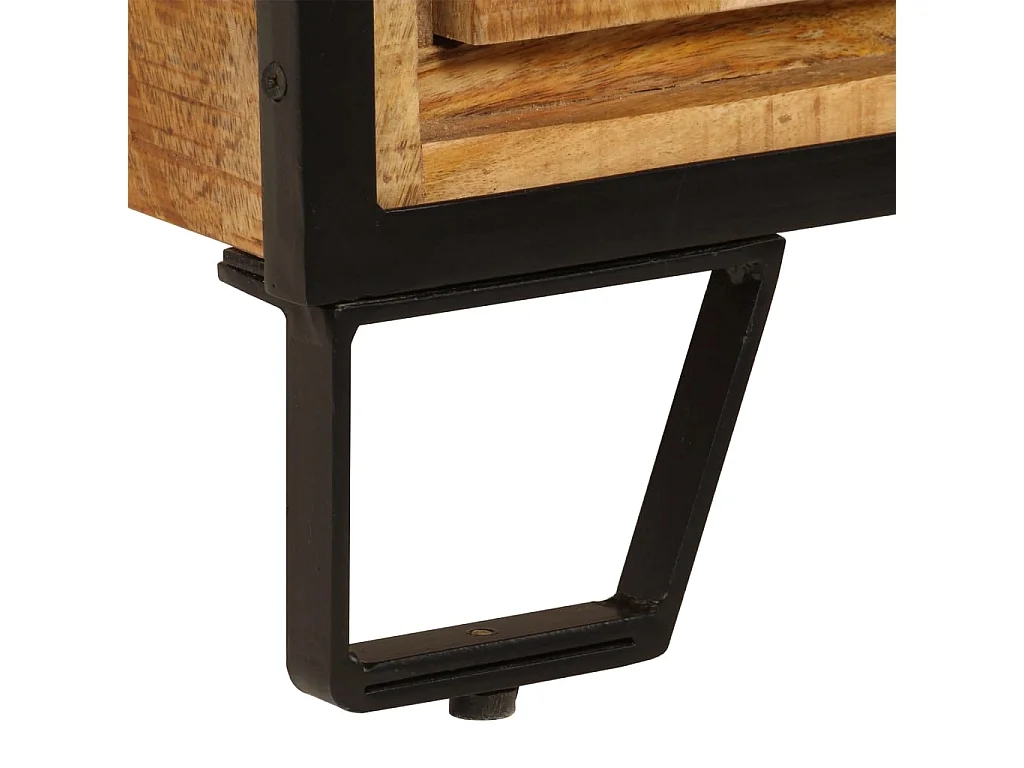 Garden Furniture -  Meuble TV avec tiroirs 120x30x40 cm Bois massif de manguier