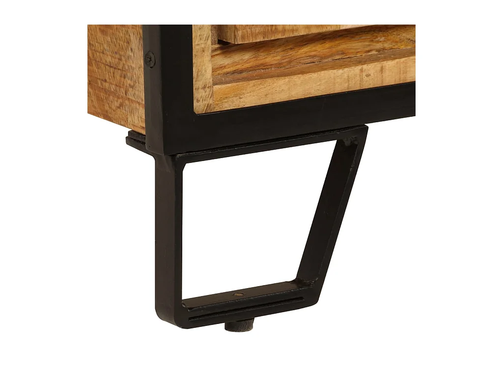 Garden Furniture -  Meuble TV avec tiroirs 120x30x40 cm Bois massif de manguier