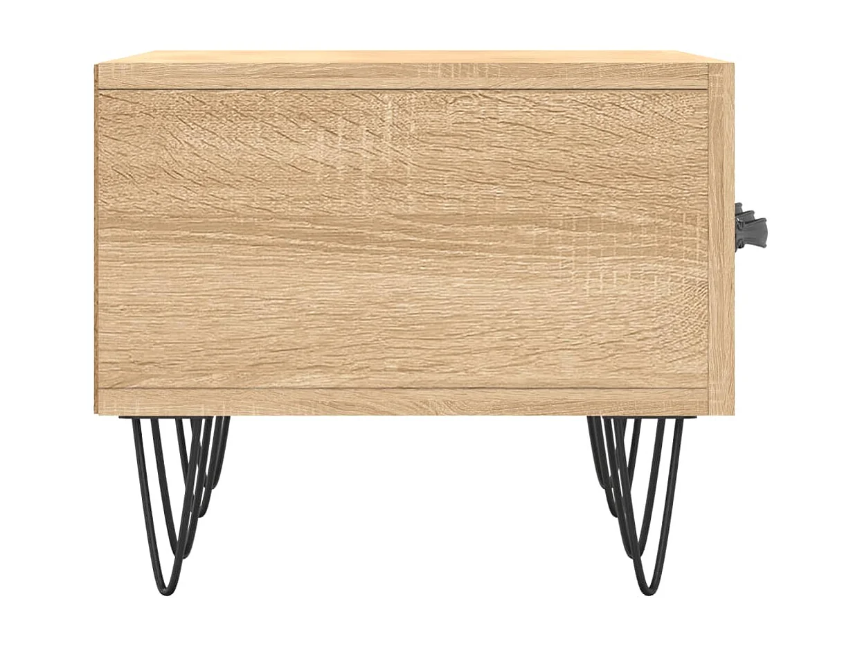 Eilve  Mueble de TV madera de ingeniería roble Sonoma 150x36x30 cm